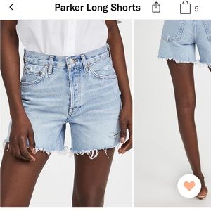 Agolde Parker Long Shorts